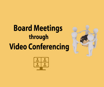 E-communique released on Board Meetings through Video Conferencing