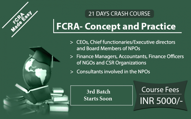 21 Days Crash Course on FCRA Concept & Practice