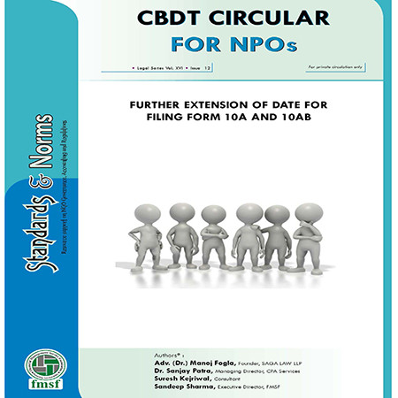 CBDT Circular for NPOs
