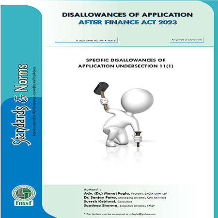 Disallowances of Application