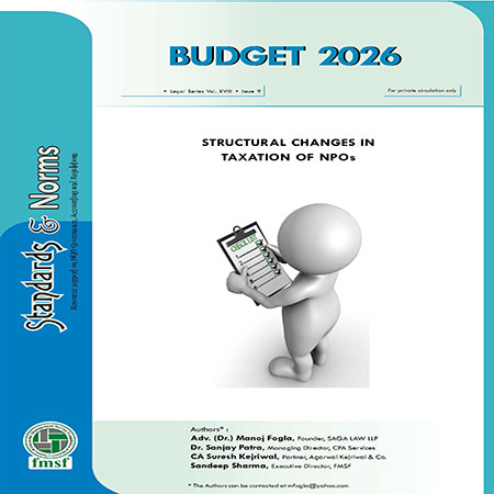 Structural Changes in Taxation of NPOs