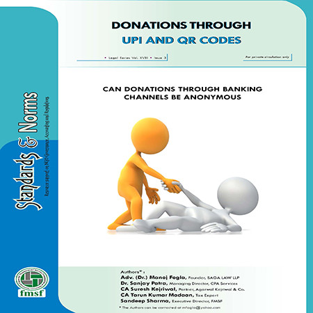 Donations through UPI And QR Codes